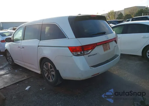 2014 Honda Odyssey Touring/Touring Elite from USA, damaged, VIN 5FNRL5H94EB129494